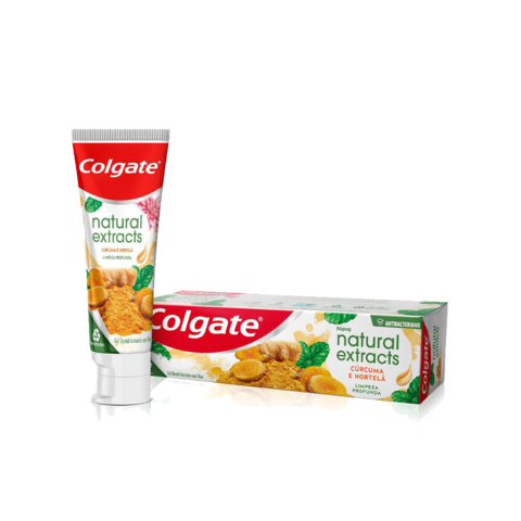 Colgate Crema Dental Naturals Extracts Cúrcuma & Yerbabuena 90gr