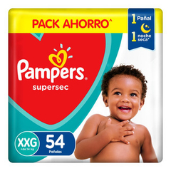 PAMPERS Pañales SUPERSEC XXG x 8uns