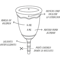 Maggacup Copa Menstrual Talle 1 - comprar online