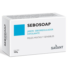 Savant Sebosoap Jabon Exfoliante 100gr - comprar online