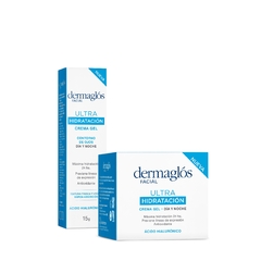 Dermaglos Kit Facial Ultra Hidratante Crema Contorno Ojos - comprar online