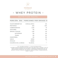 Woman by Pampita Whey Protein 454gr - comprar online