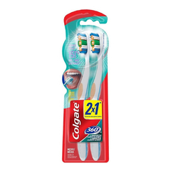 Colgate Cepillo Dental 360 Suave 2x1