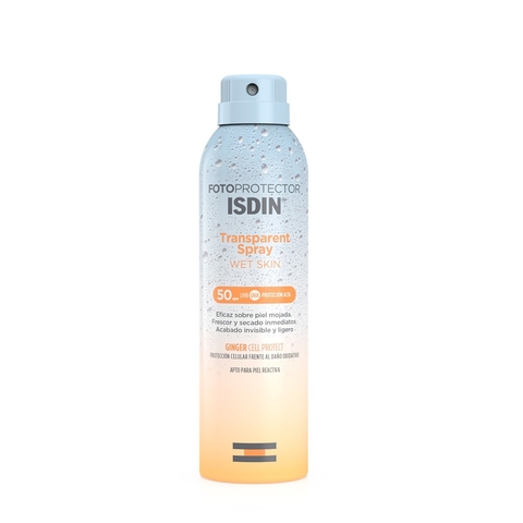 Isdin Fotoprotector Transparent Spray SPF50+ Wet Skin