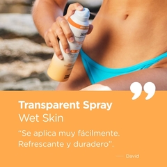 Isdin Fotoprotector Transparent Spray SPF50+ Wet Skin 250ml - comprar online