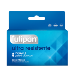 Tulipan Preservativo de Látex Ultra Resistente 12uns