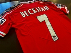 Camiseta Umbro Manchester United Retro Beckham 7 1998 1999