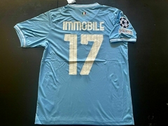 Camiseta Mizuno SS Lazio Titular Immobile 17 2023 2024 Parches UCL
