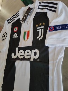 Camiseta Adidas Juventus FC Italia Titular 2018 2019 UCL #7 Ronaldo Climachill en internet