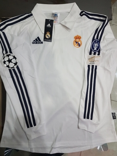 Camiseta adidas Real Madrid Manga Larga Retro Zidane #5 2002 UCL - comprar online