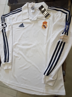 Camiseta adidas Real Madrid Manga Larga Retro Zidane #5 2002 UCL en internet