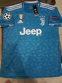 Camiseta Adidas Juventus Celeste 2019 2020 UCL y Scudetto Stadium - comprar online
