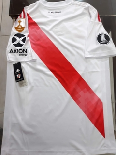Camiseta Adidas River titular con contorno TURKISH 2019 2020 Parches Libertadores - Roda Indumentaria