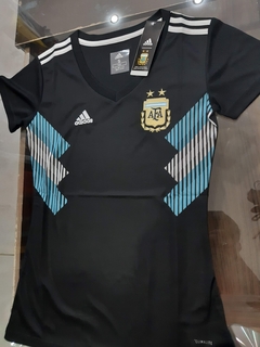 Camiseta adidas Argentina Mujer Negra 2018 - comprar online