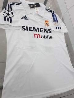 Camiseta adidas Real Madrid Retro 2002 Zidane #5 UCL - Roda Indumentaria