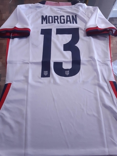 Camiseta Nike Estados Unidos Mujer Titular Morgan #13 2020 2021