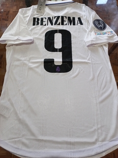 Camiseta Adidas Real Madrid HeatRdy Titular Benzema 9 2022 2023 Match