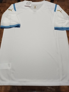Camiseta Puma Uruguay Suplente Blanca 2021 2022 - Roda Indumentaria