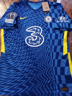 Camiseta Nike Chelsea Vaporknit Titular Lukaku 9 2021 2022 Match - comprar online