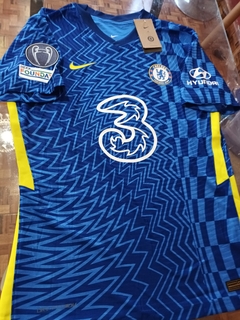 Camiseta Nike Chelsea Vaporknit Titular Lukaku 9 2021 2022 Match en internet