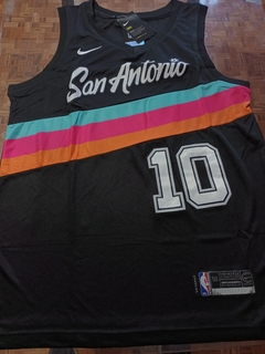 Camiseta Nike San Antonio Spurs MATCH Negra DeRozan #10