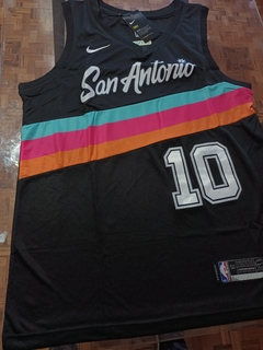 Camiseta Nike San Antonio Spurs MATCH Negra DeRozan #10 - comprar online