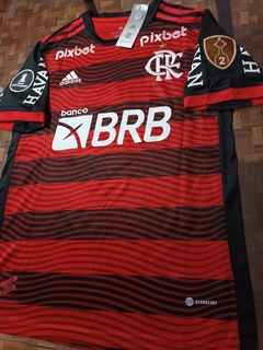 Camiseta Adidas Flamengo Titular Gabriel Barbosa 9 2022 2023 Gabigol en internet