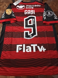 Camiseta Adidas Flamengo Titular Gabriel Barbosa 9 2022 2023 Gabigol