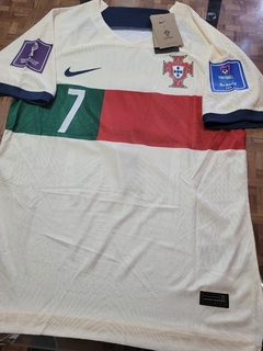 Camiseta Nike Portugal Vaporknit Suplente Blanca Ronaldo 7 2022 2023 Qatar Match en internet