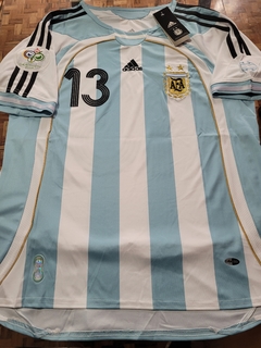 Camiseta adidas Retro Argentina Titular 2006 Scaloni #13 - comprar online