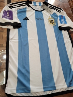 Camiseta adidas Argentina Titular Matchday Final Vs Francia 2022 Stadium en internet