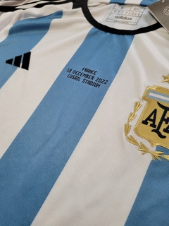 Camiseta adidas Argentina Titular Matchday Final Vs Francia 2022 Stadium - Roda Indumentaria