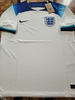 Camiseta Nike Inglaterra Titular Blanca 2022 2023 Qatar