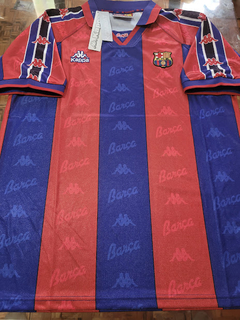 Camiseta Kappa Retro Barcelona Titular 1996 1997
