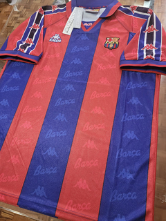 Camiseta Kappa Retro Barcelona Titular 1996 1997 - comprar online