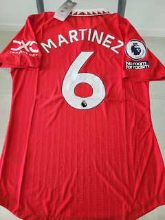 Camiseta Adidas Manchester United HeatRdy Titular Lisandro Martinez 6 2022 2023 Match