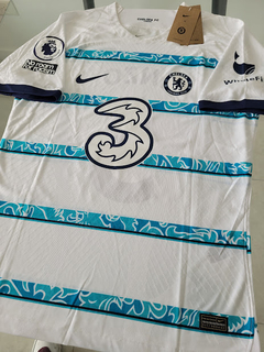 Camiseta Nike Chelsea Vaporknit Enzo Fernandez 5 Suplente Blanca 2022 2023 UCL Premier Match en internet