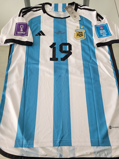 Camiseta adidas Argentina Titular Matchday Otamendi #19 Final Vs Francia 2022 Lusail - comprar online