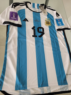 Camiseta adidas Argentina Titular Matchday Otamendi #19 Final Vs Francia 2022 Lusail - Roda Indumentaria
