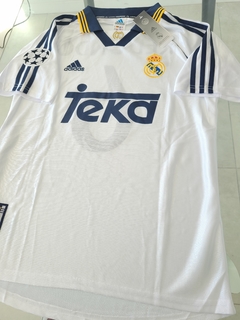 Camiseta Adidas Retro Real Madrid Titular Redondo 6 1999 2000 en internet