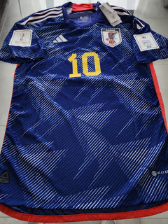 Camiseta adidas Japon HeatRdy Titular Minamino 10 2022 2023 Qatar Match en internet