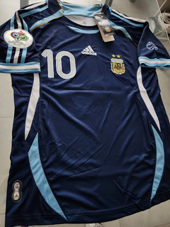 Camiseta adidas Retro Argentina Suplente Azul 2006 Riquelme #10 - Roda Indumentaria