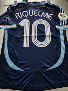 Camiseta adidas Retro Argentina Suplente Azul 2006 Riquelme #10