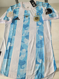 Camiseta adidas Argentina Titular 2021 2022 HeatRdy Match Parches Copa America + Matchday Final vs Brasil - comprar online