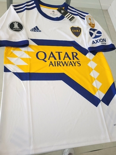 Camiseta adidas Boca Juniors Suplente Blanca 2020 2021 Parches Libertadores #SALE en internet