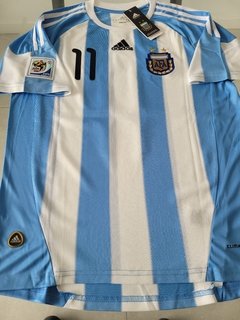 Camiseta adidas Retro Argentina Titular Tevez 11 2010 - tienda online