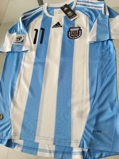 Camiseta adidas Retro Argentina Titular Tevez 11 2010 - comprar online