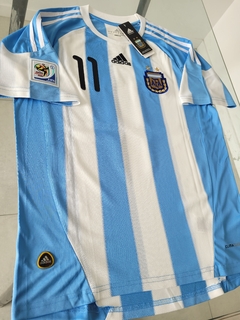 Camiseta adidas Retro Argentina Titular Tevez 11 2010 en internet