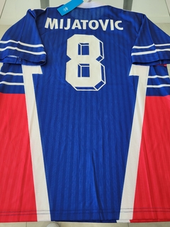 Camiseta adidas Yugoslavia Retro Titular Mijatovic #8 1990 - Roda Indumentaria