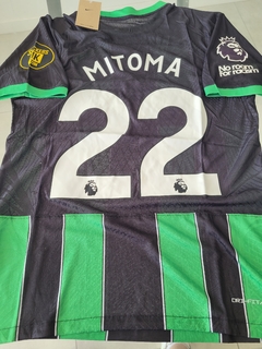 Camiseta Nike Brighton Vaporknit Suplente #22 Mitoma 2023 2024 Match #RODAINDUMENTARIA - Roda Indumentaria
